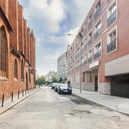 Modern Riverside Apartment With Free Parking Space Szczecin Dış mekan fotoğraf